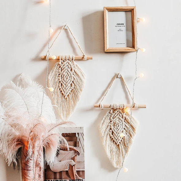 Mini Macrame Wall Hanging Boho Decoration