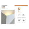 3W Aluminum Triangle Wall Lamp