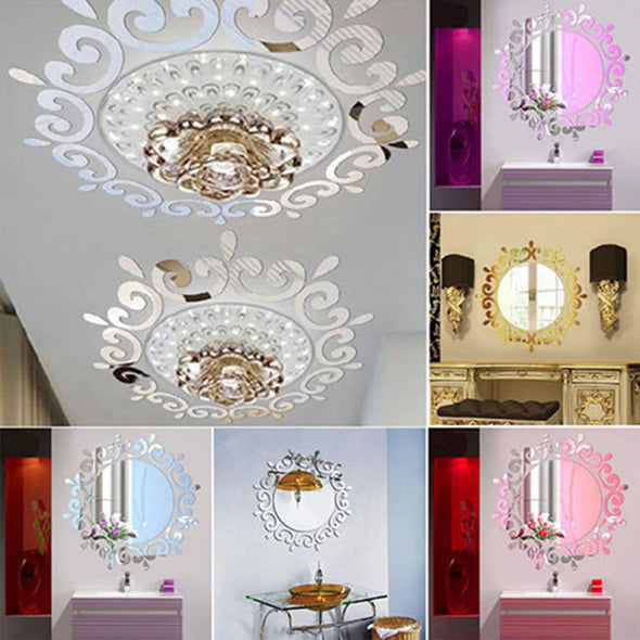 Acrylic DIY Decorative Mirror Wall Sticker