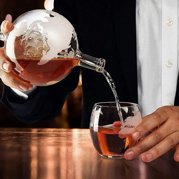 Creative Globe Decanter Set