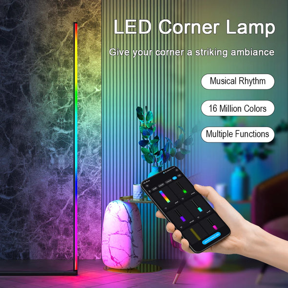 LED Floor Lamp with Remote Control