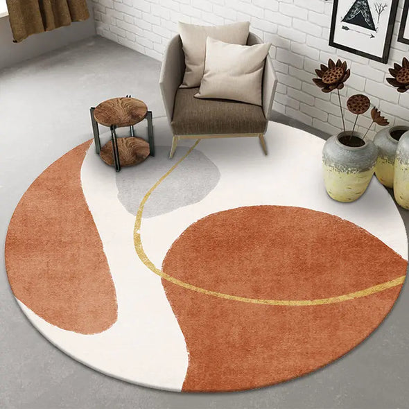 Modern Light Luxury Round Carpet