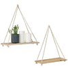 Premium Wood Swing Floating Shelves