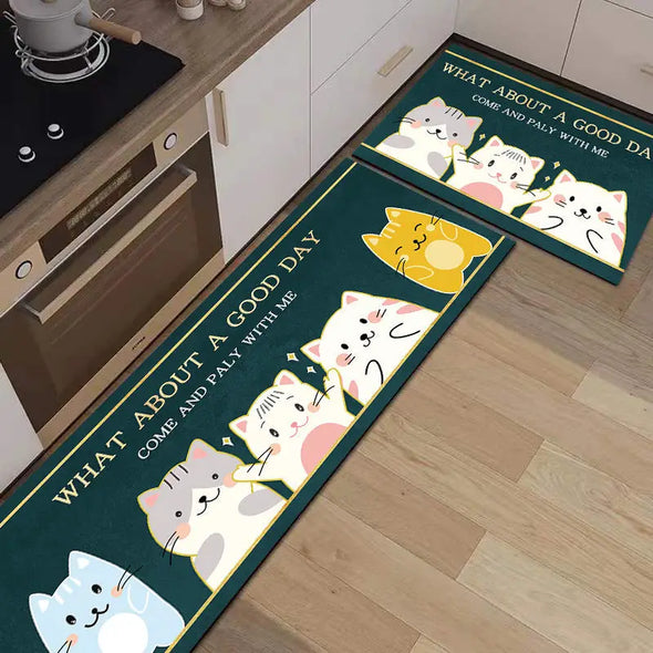 Washable Non-Slip Kitchen Floor Mat