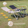 Outdoor Folding Chair Three-Speed Adjustable Long Back Chair