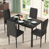 5-Piece Industrial Dining Table Set