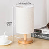 Cylinder Wooden Table Lamp