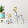 Deer Statue Reindeer Figurines Resin Sculpture