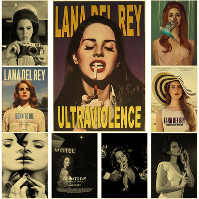 Singer Lana Del Rey Poster